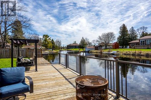 48 North Bayou Road, Kawartha Lakes, ON - Outdoor With Body Of Water With Deck Patio Veranda With Exterior