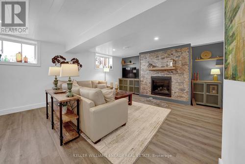 6 Abbott Lane, Prince Edward County, ON - Indoor Photo Showing Living Room With Fireplace