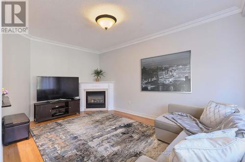 54 Bentoak Crescent, Vaughan, ON - Indoor Photo Showing Living Room With Fireplace