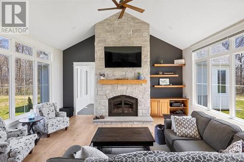 5759 5Th Concession Road, Essex, ON - Indoor Photo Showing Living Room With Fireplace