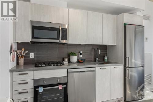 203 Catherine Street Unit#205, Ottawa, ON - Indoor Photo Showing Kitchen With Upgraded Kitchen