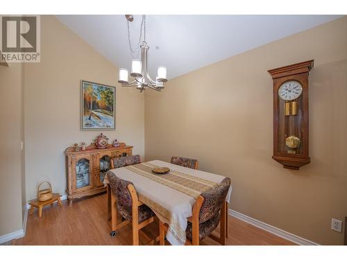 3301 Centennial Drive Unit# 406, Vernon, BC - Indoor Photo Showing Dining Room