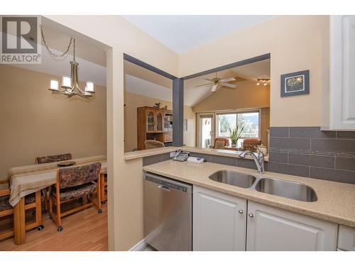 3301 Centennial Drive Unit# 406, Vernon, BC - Indoor Photo Showing Kitchen With Double Sink