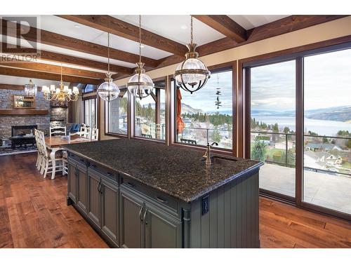 6166 Seymoure Avenue, Peachland, BC - Indoor With Fireplace