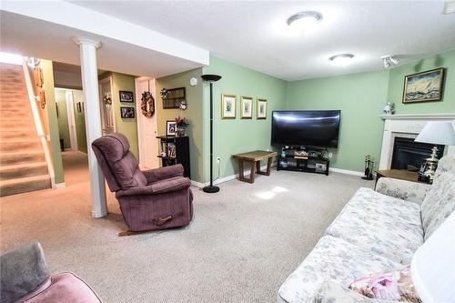 5 Greentrail Drive, Mount Hope, ON - Indoor With Fireplace