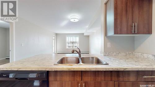 2210 5500 Mitchinson Way, Regina, SK - Indoor Photo Showing Kitchen With Double Sink