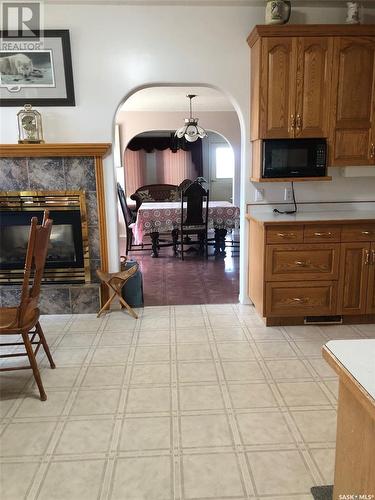 28 Highway Avenue W, Preeceville, SK - Indoor With Fireplace