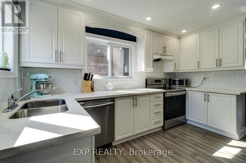 202 Roxborough Avenue, Hamilton, ON - Indoor Photo Showing Kitchen With Double Sink