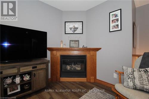 10147 Port Franks Estate Drive, Lambton Shores, ON - Indoor Photo Showing Living Room With Fireplace