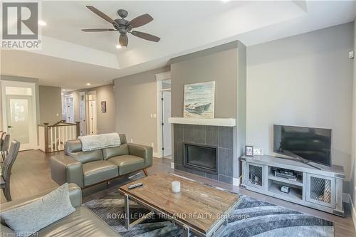 3 - 52 Sunrise Lane, Lambton Shores, ON - Indoor Photo Showing Living Room With Fireplace