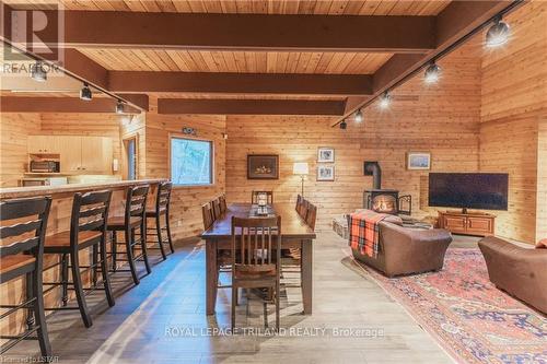 10198 Red Pine Rd Road, Lambton Shores, ON - Indoor With Fireplace