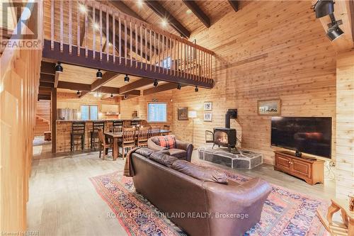 10198 Red Pine Rd Road, Lambton Shores, ON - Indoor With Fireplace