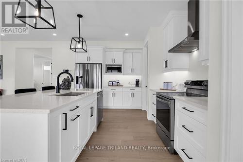 187 Foxborough Place, Thames Centre, ON - Indoor Photo Showing Kitchen With Upgraded Kitchen