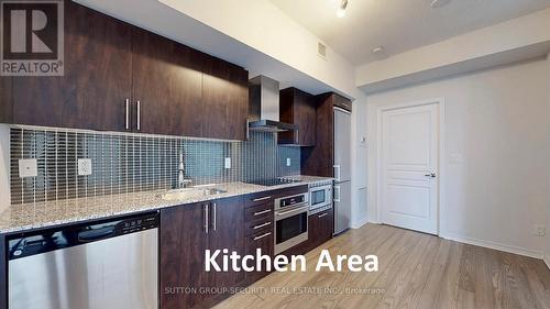 #1501 - 352 Front Street W, Toronto, ON - Indoor Photo Showing Kitchen With Upgraded Kitchen