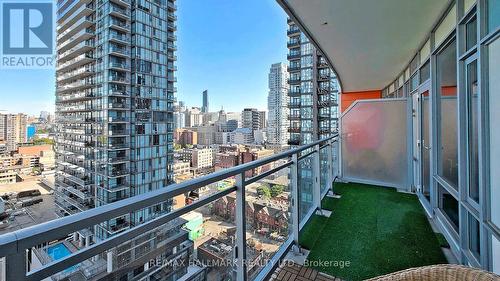 1804 - 21 Widmer Street, Toronto, ON - Outdoor With Balcony