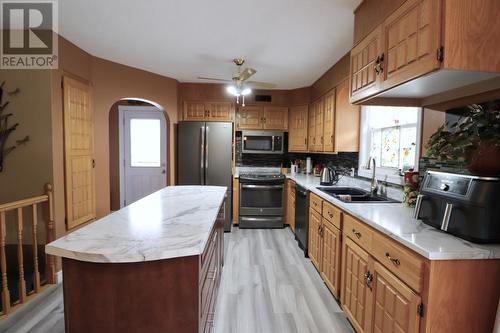 1 Tudor Street, Corner Brook, NL - Indoor Photo Showing Kitchen With Double Sink