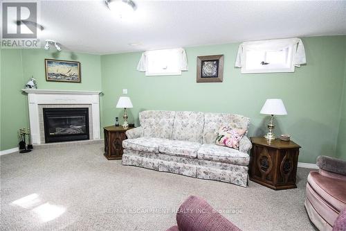 5 Greentrail Drive E, Hamilton, ON - Indoor Photo Showing Living Room With Fireplace