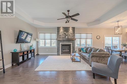 27 Houben Crescent, Oro-Medonte, ON - Indoor Photo Showing Living Room With Fireplace