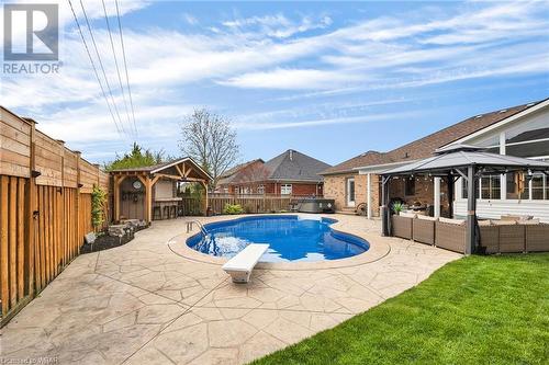 265 Deer Ridge Drive, Kitchener, ON - Outdoor With In Ground Pool