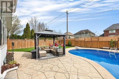 265 Deer Ridge Drive, Kitchener, ON - Outdoor With In Ground Pool With Backyard
