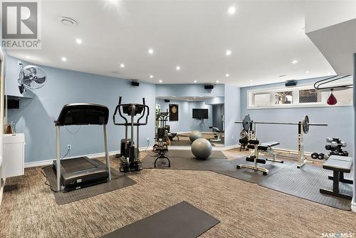 390 Fairway Road, White City, SK - Indoor Photo Showing Gym Room