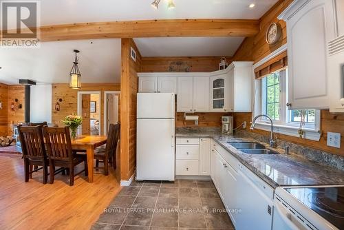 3281 Lavant Mill Road, Lanark Highlands, ON - Indoor Photo Showing Kitchen With Double Sink