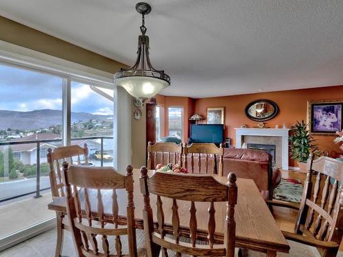 1006 Norview Road, Kamloops, BC - Indoor Photo Showing Dining Room With Fireplace