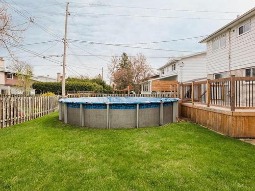 Cour - 109 Av. Cragmore, Pointe-Claire, QC - Outdoor With Above Ground Pool With Backyard