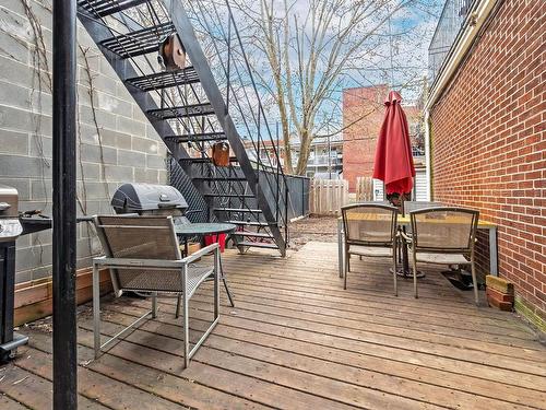 Terrasse - 2348  - 2352 Rue Cuvillier, Montréal (Mercier/Hochelaga-Maisonneuve), QC - Outdoor With Deck Patio Veranda