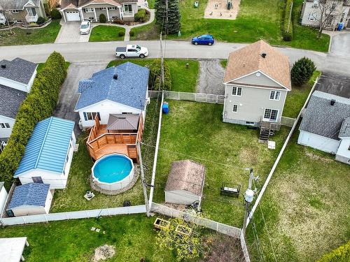 Aerial photo - 127 Rue Du Domaine-Caché, Lavaltrie, QC - Outdoor With Above Ground Pool