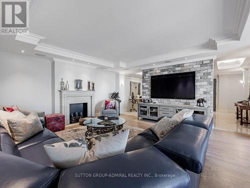 4304 - 2045 Lake Shore Boulevard W, Toronto, ON - Indoor Photo Showing Living Room With Fireplace