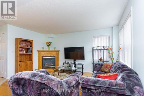 616 Napa Valley Avenue, Vaughan, ON - Indoor Photo Showing Living Room With Fireplace