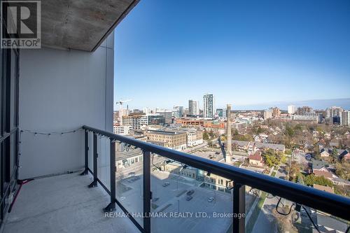 1508 - 100 Garment Street, Kitchener, ON - Outdoor With Balcony With View