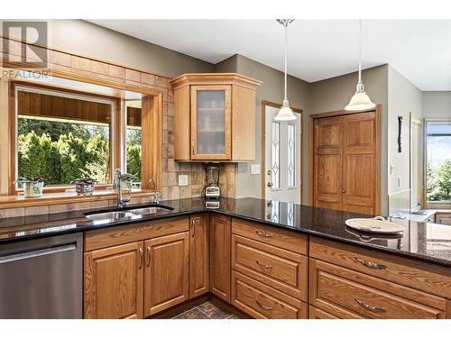 3340 Mcbride Road, Blind Bay, BC - Indoor Photo Showing Kitchen With Double Sink