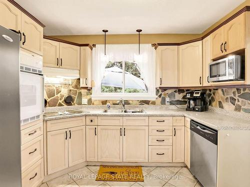 450 Bunting Rd, St. Catharines, ON - Indoor Photo Showing Kitchen With Double Sink