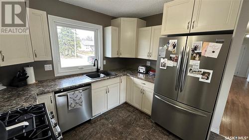 1706 98Th Street, Tisdale, SK - Indoor Photo Showing Kitchen With Double Sink