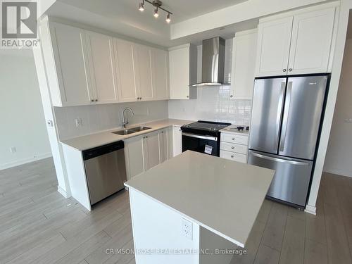 2210 - 55 Duke Street W, Kitchener, ON - Indoor Photo Showing Kitchen With Double Sink