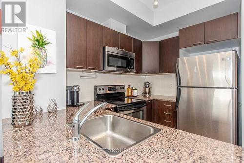 710 - 385 Prince Of Wales Drive, Mississauga, ON - Indoor Photo Showing Kitchen With Double Sink With Upgraded Kitchen