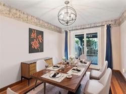 Virtually staged dining room - 