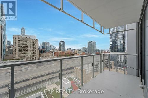 1407 - 28 Freeland Street, Toronto, ON - Outdoor With Balcony With View