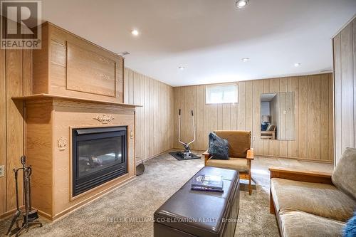 92 Crocus Drive, Toronto, ON - Indoor Photo Showing Living Room With Fireplace