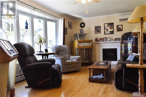 6 Nason Crescent, Oromocto, NB - Indoor Photo Showing Living Room With Fireplace