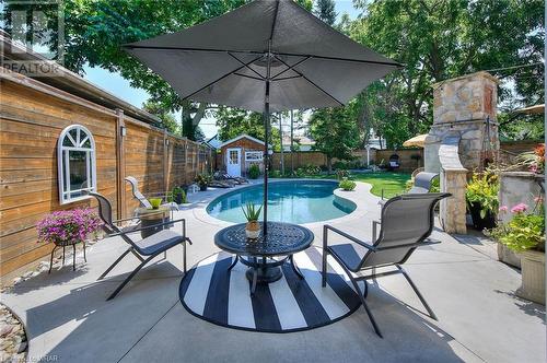 71 Bayview Drive, St. Catharines, ON - Outdoor With In Ground Pool With Exterior