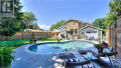 71 Bayview Drive, St. Catharines, ON - Outdoor With In Ground Pool With Backyard