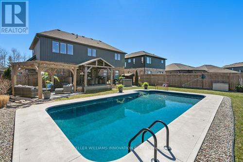 565 Rogers Road, North Perth, ON - Outdoor With In Ground Pool With Deck Patio Veranda With Backyard