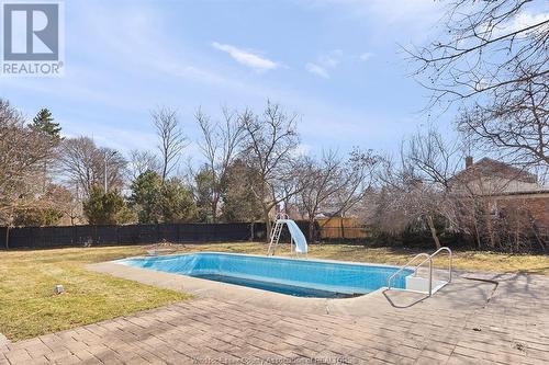 1857 Richmond, Windsor, ON - Outdoor With In Ground Pool With Backyard