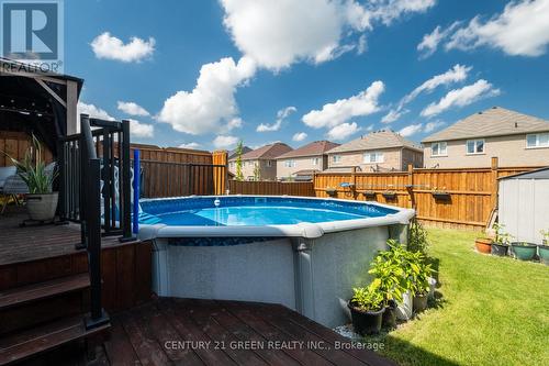 34 Pollard Street, Brantford, ON - Outdoor With Above Ground Pool With Backyard