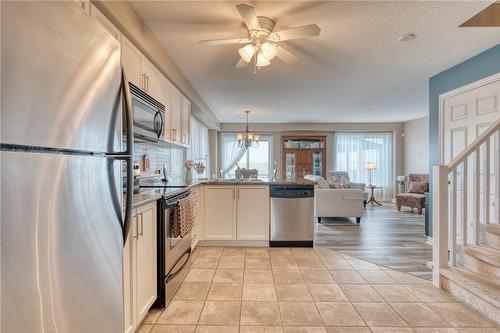 NICE OPEN CONCEPT DESIGN - 87 Periwinkle Drive, Hamilton, ON - Indoor Photo Showing Kitchen With Stainless Steel Kitchen