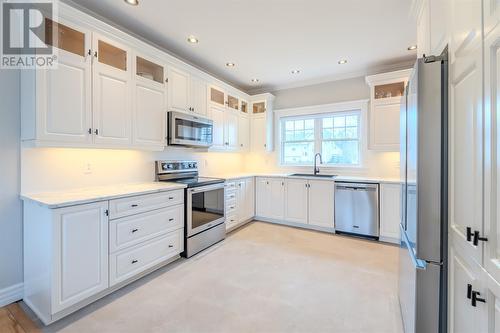 23 School Road, St. Philips, NL - Indoor Photo Showing Kitchen With Stainless Steel Kitchen With Upgraded Kitchen