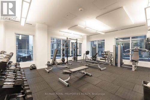 3107 - 15 Lower Jarvis Street, Toronto, ON - Indoor Photo Showing Gym Room